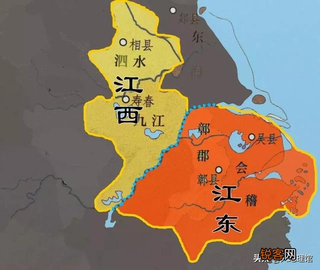 历史上的“江东”在现在的哪里？