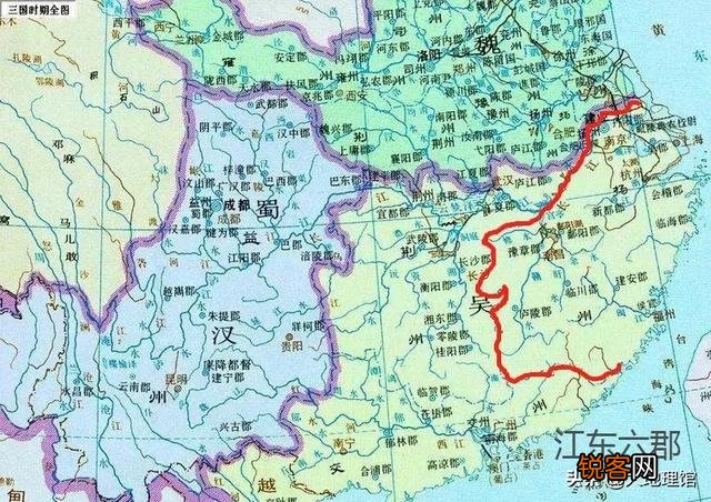 历史上的“江东”在现在的哪里？
