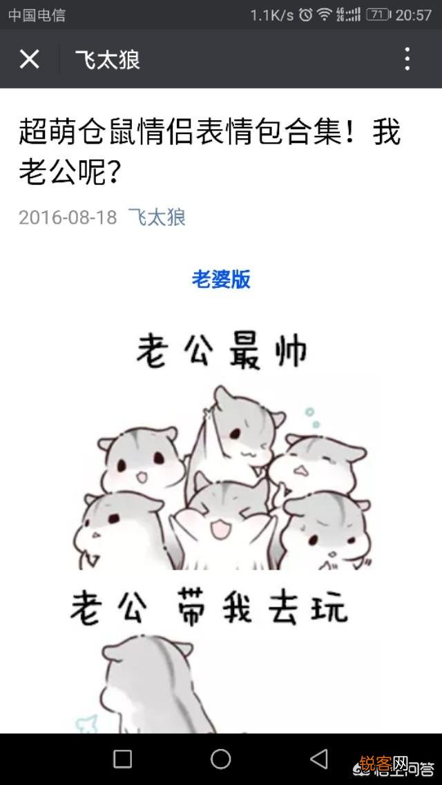 这种仓鼠的表情包怎么加到微信里呀？