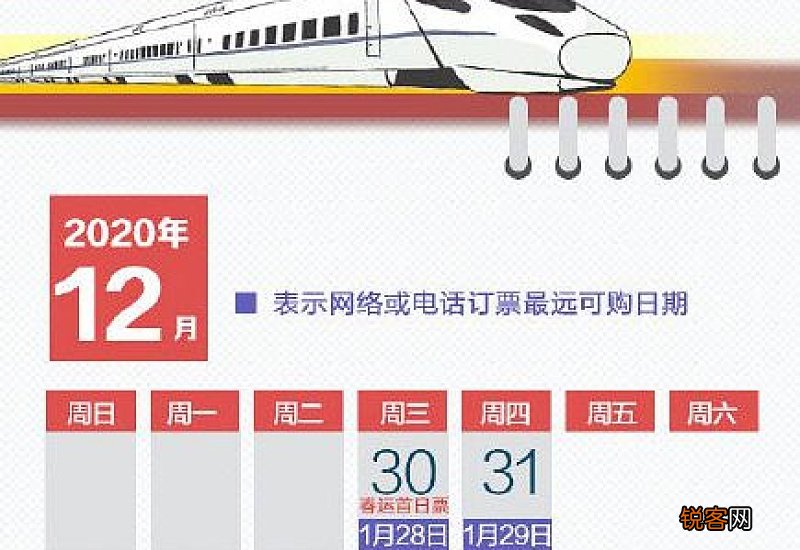 2021春运购票日历最新