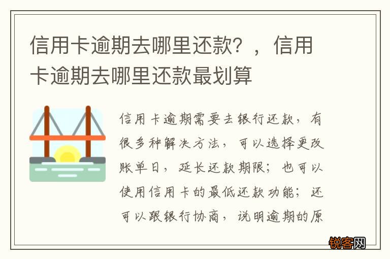 信用卡逾期去哪里还款？，信用卡逾期去哪里还款最划算