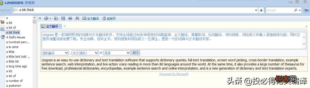 哪些翻译软件翻译的比较正确？