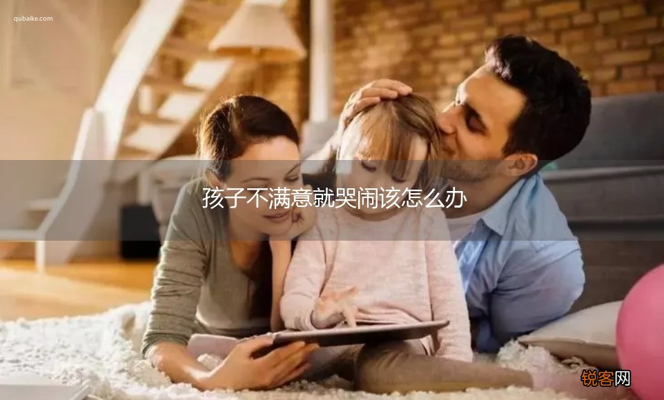 孩子不满意就哭闹该怎么办
