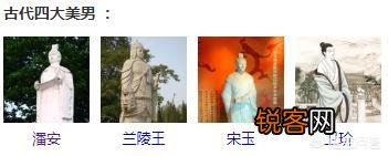 古代四大美男是谁？