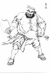 《水浒传》里燕青在打败任原后为什么李逵要砸烂任原的头？