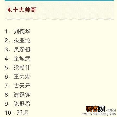 刘锡明、何家劲、江华、刘德华,这几个老牌帅哥年轻时谁最帅？