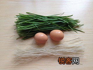 韭菜粉丝鸡蛋饼的做法