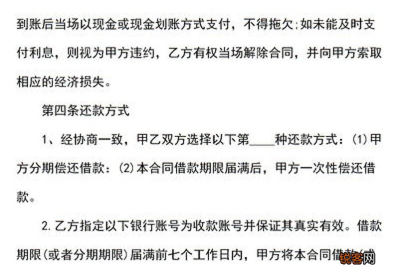 最新公司正规借款合同
