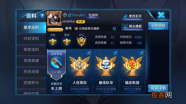 你王者荣耀常用的英雄有哪些？