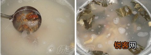 菜干烧猪骨粥