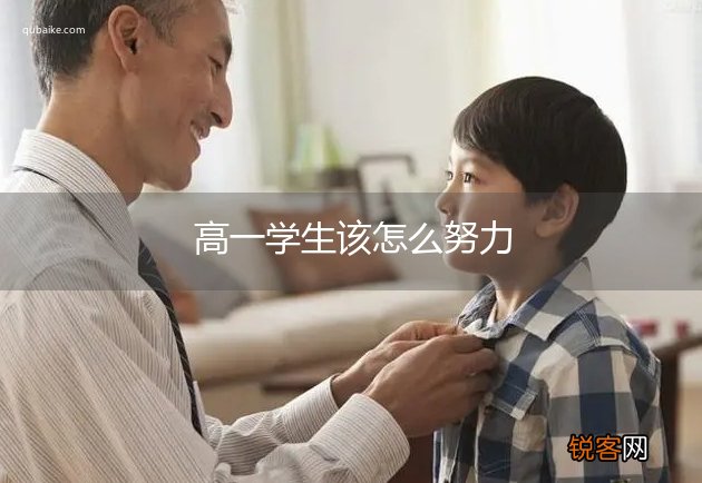 高一学生该怎么努力
