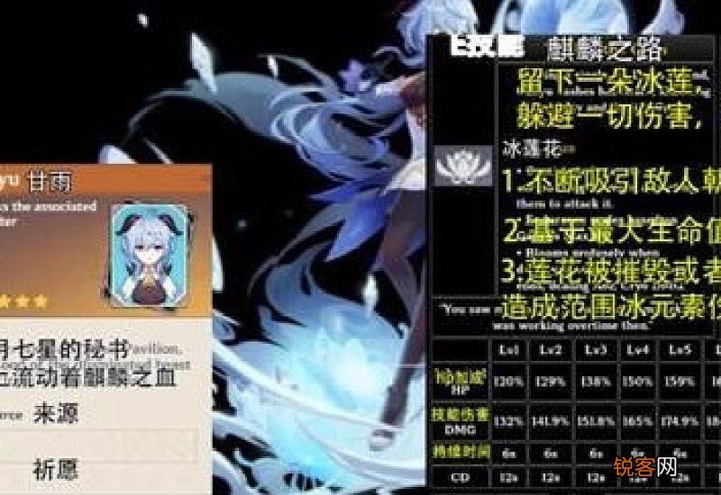 原神甘雨如何组队 原神甘雨组队四星