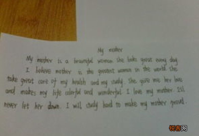 描写母亲的作文初中七年级