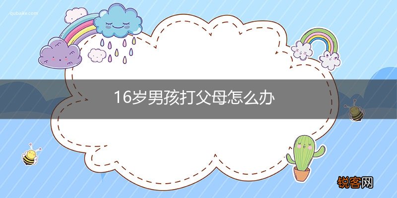 16岁男孩打父母怎么办