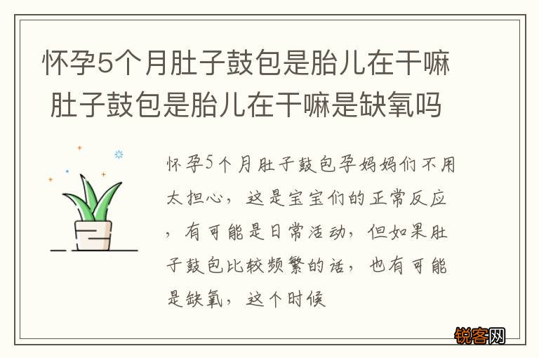 怀孕5个月肚子鼓包是胎儿在干嘛 肚子鼓包是胎儿在干嘛是缺氧吗