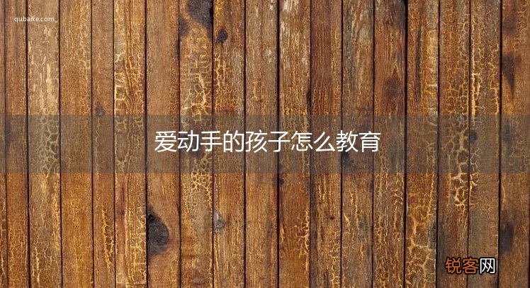 爱动手的孩子怎么教育