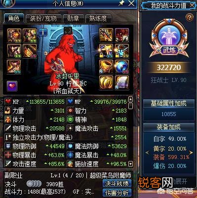 dnf红眼多少W,战力才算高呢？