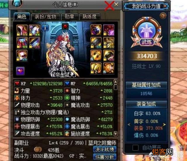 dnf红眼多少W,战力才算高呢？