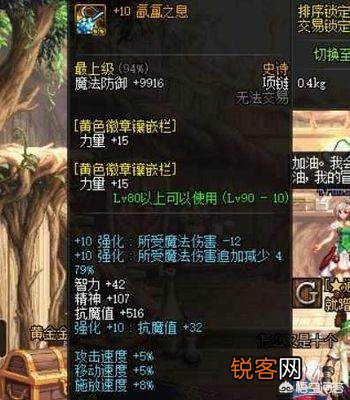 DNF中红眼的徽章都需要镶嵌什么？