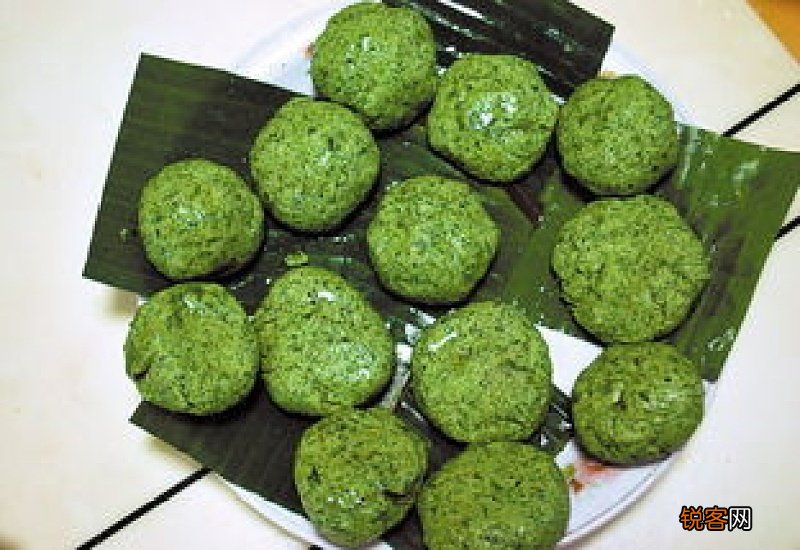 面粉艾叶粑粑的做法