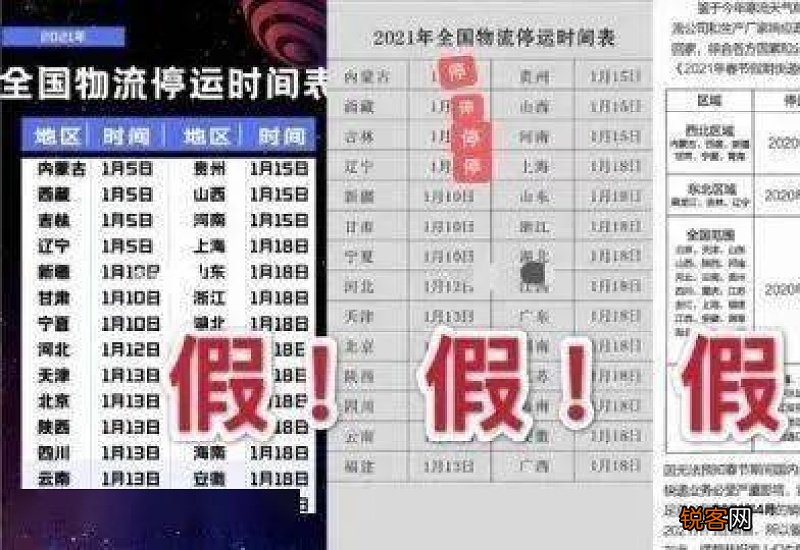 唯品会2021过年快递什么时候停运
