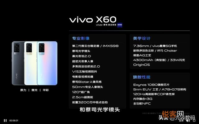 目前用的荣耀30pro纠结换不换VIVO X60,两款手机的区别是什么？