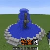我的世界最简单的喷泉怎么做？