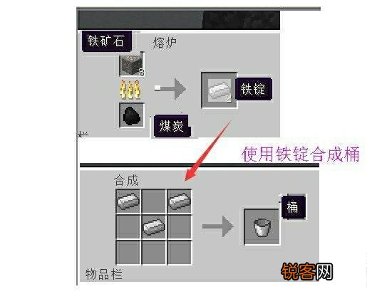 我的世界最简单的喷泉怎么做？