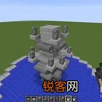 我的世界最简单的喷泉怎么做？