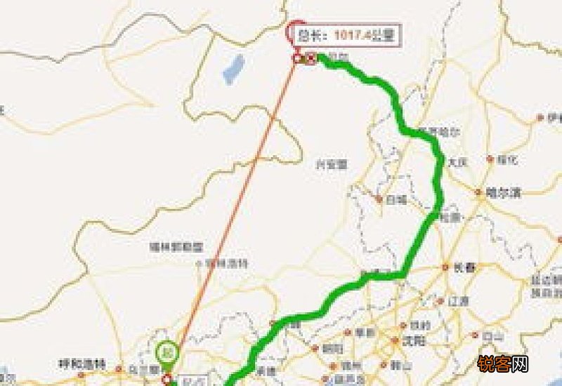 郑州到呼伦贝尔多少公里