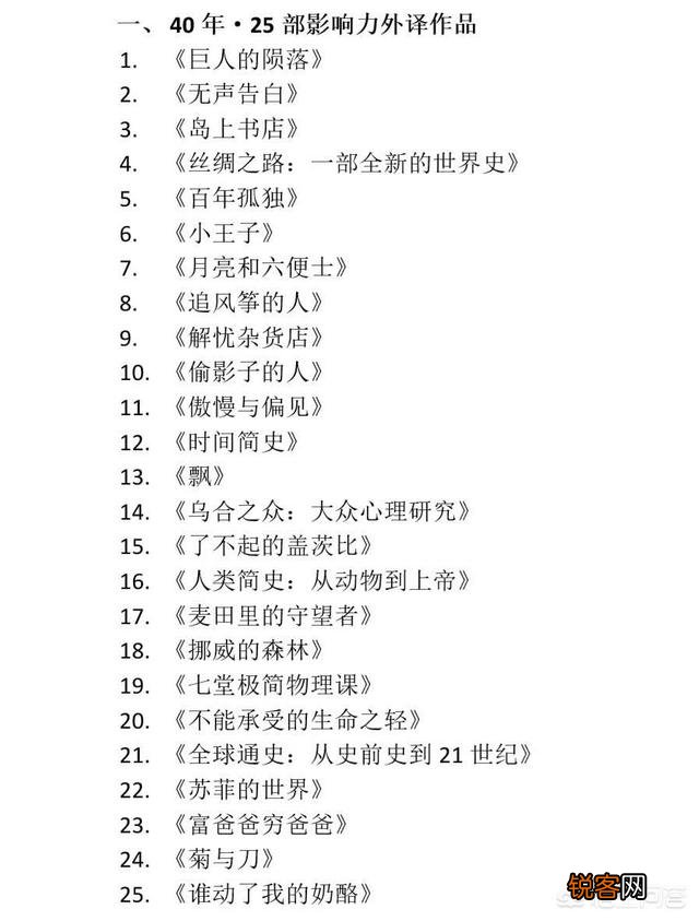 最近在家闲着,想看些书,有哪些推荐吗？