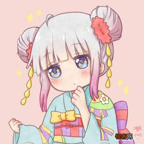 有没有粉色系和萌系的动漫女头？