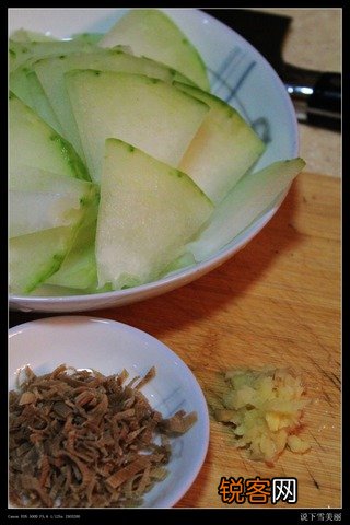 沙虫冬瓜片的做法