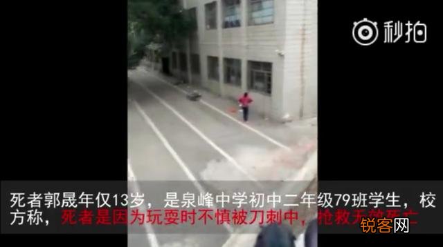 衡阳常宁一中学学生嬉闹时挥舞棍刀,击中另一学生致其死亡,你怎么看？