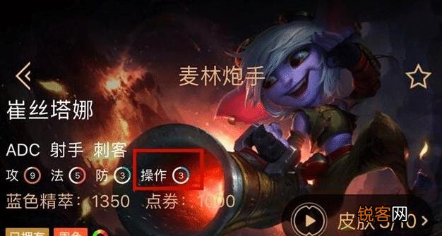 LOL：官方认定难度最低的ADC,男枪才4级,看到滑板鞋我笑了,你认同吗？
