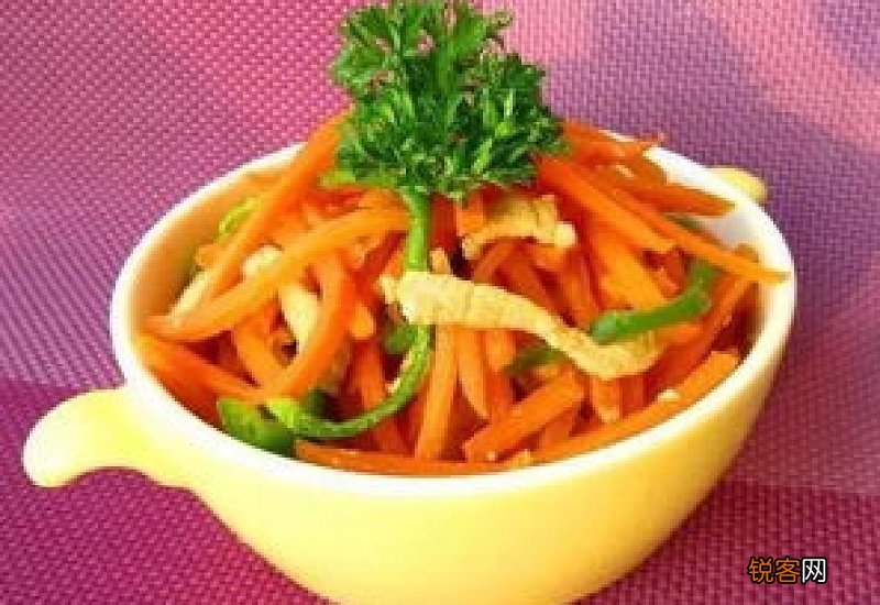红萝卜炒肉片的家常做法 红萝卜炒肉丝