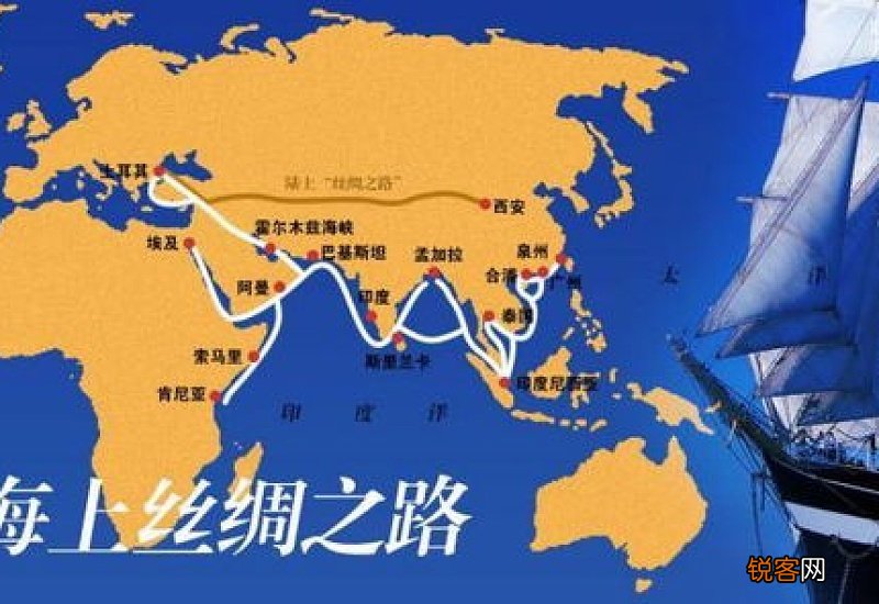 海上丝绸之路途径城市有哪些
