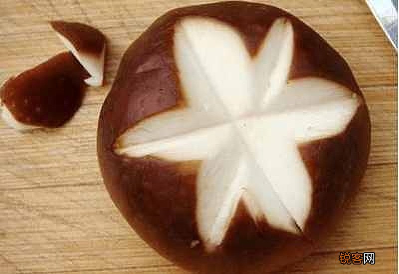 香菇花刀怎么切花