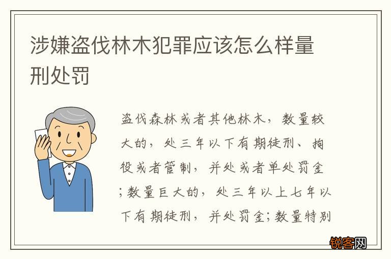 涉嫌盗伐林木犯罪应该怎么样量刑处罚