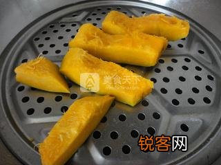 南瓜豆沙包的做法